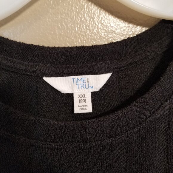 NEW Time & True Twist Front Tank, XXL (20), Black Soot - Picture 5 of 8